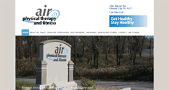 Desktop Screenshot of airphysicaltherapy.com