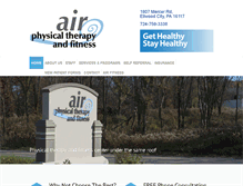 Tablet Screenshot of airphysicaltherapy.com